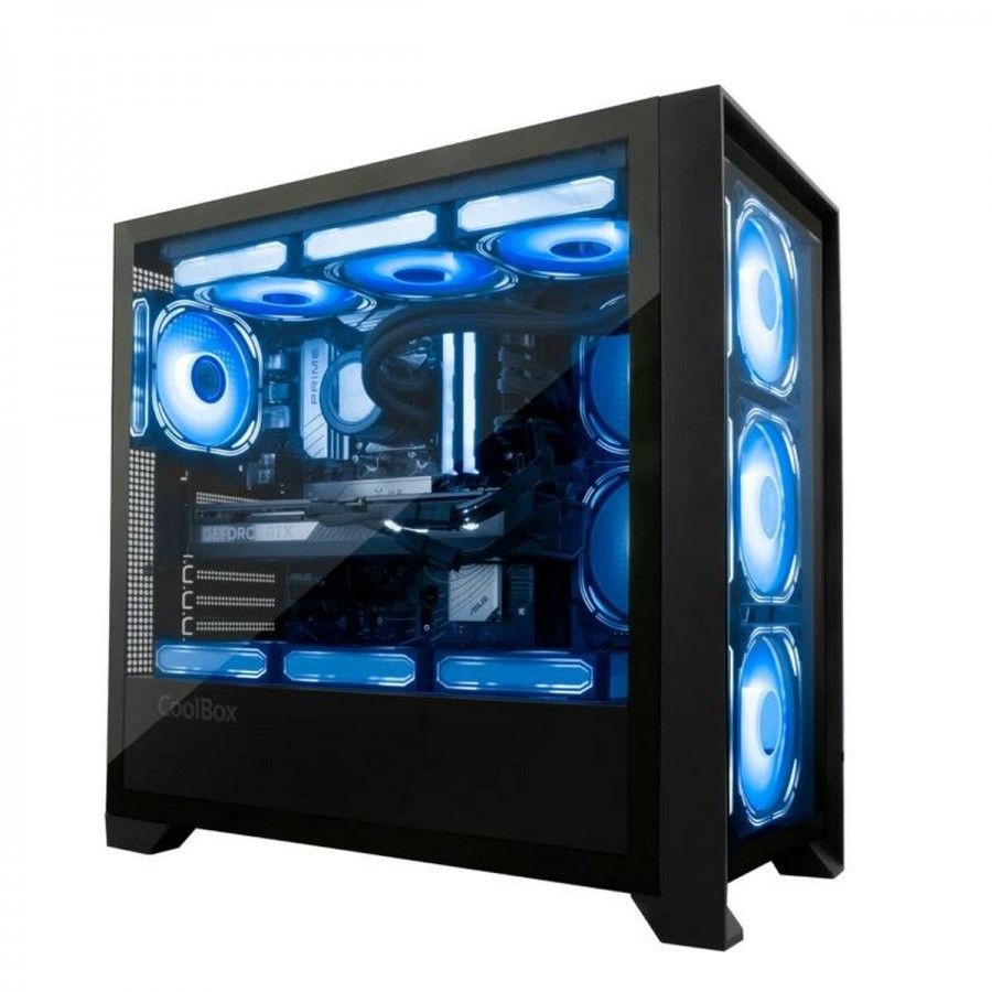 ATX Semi-tower Box CoolBox COO-CHA-GE2000-0 Black