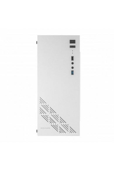 ATX Semi-tower Box Mars Gaming MC100W ATX LED RGB White