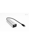 USB Hub i-Tec C31HUBMETAL8KPDPRO Silver