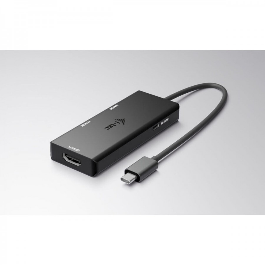 USB Hub i-Tec C31TRIPLE4KHDMIPD Black