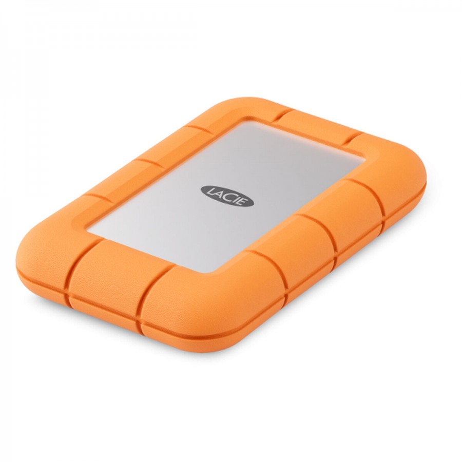 External Hard Drive LaCie STND1000400 Grey Orange 1 TB HDD