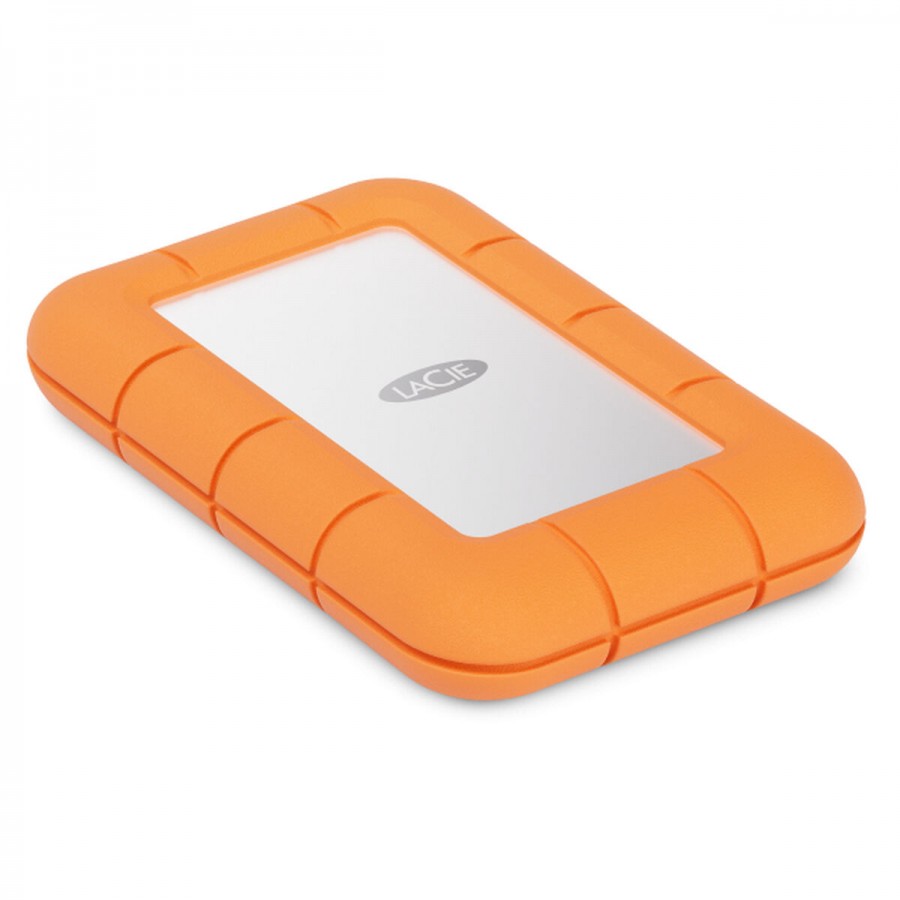 External Hard Drive LaCie STND1000400 Grey Orange 1 TB HDD