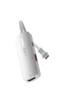 USB Hub Linq Byelements LQ49031 White Grey