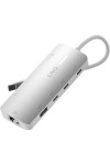 USB Hub Linq Byelements LQ49081PS White Grey