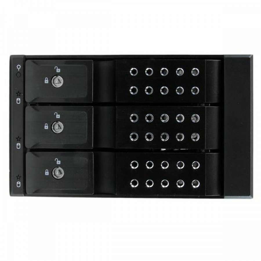 Rack Startech HSB3SATSASBA Black 3,5