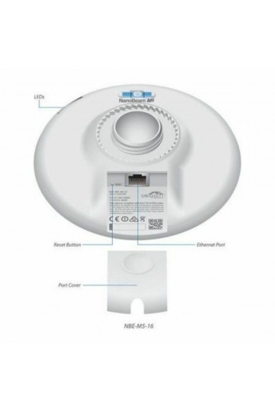 Access point UBIQUITI NBE-M5-16 AIRMAX 5 GHz 16 dBi White
